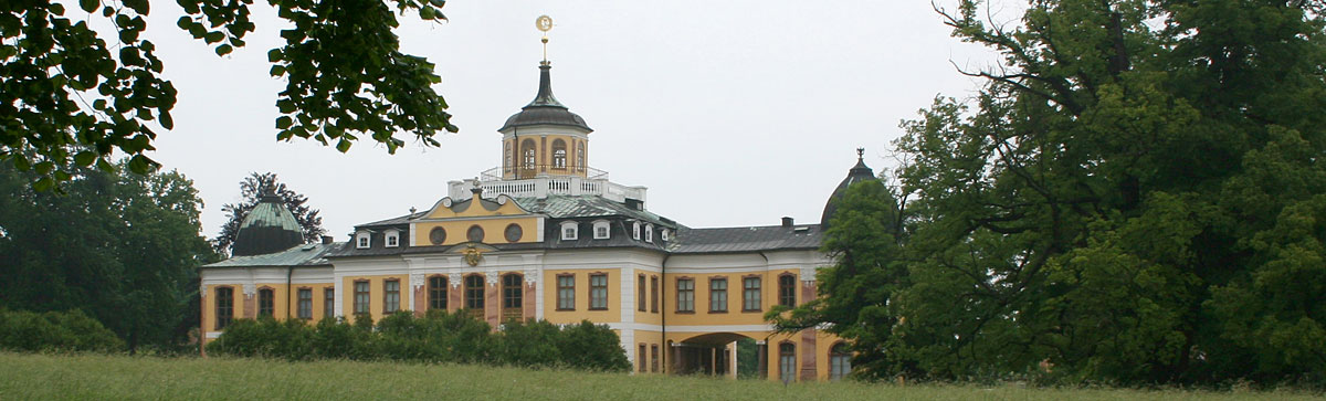 Schloss Belvedere von Süden
