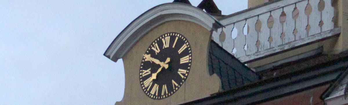 Uhr am Mozart-Haus